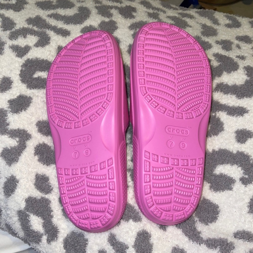 Pink Croc Slides - image 3